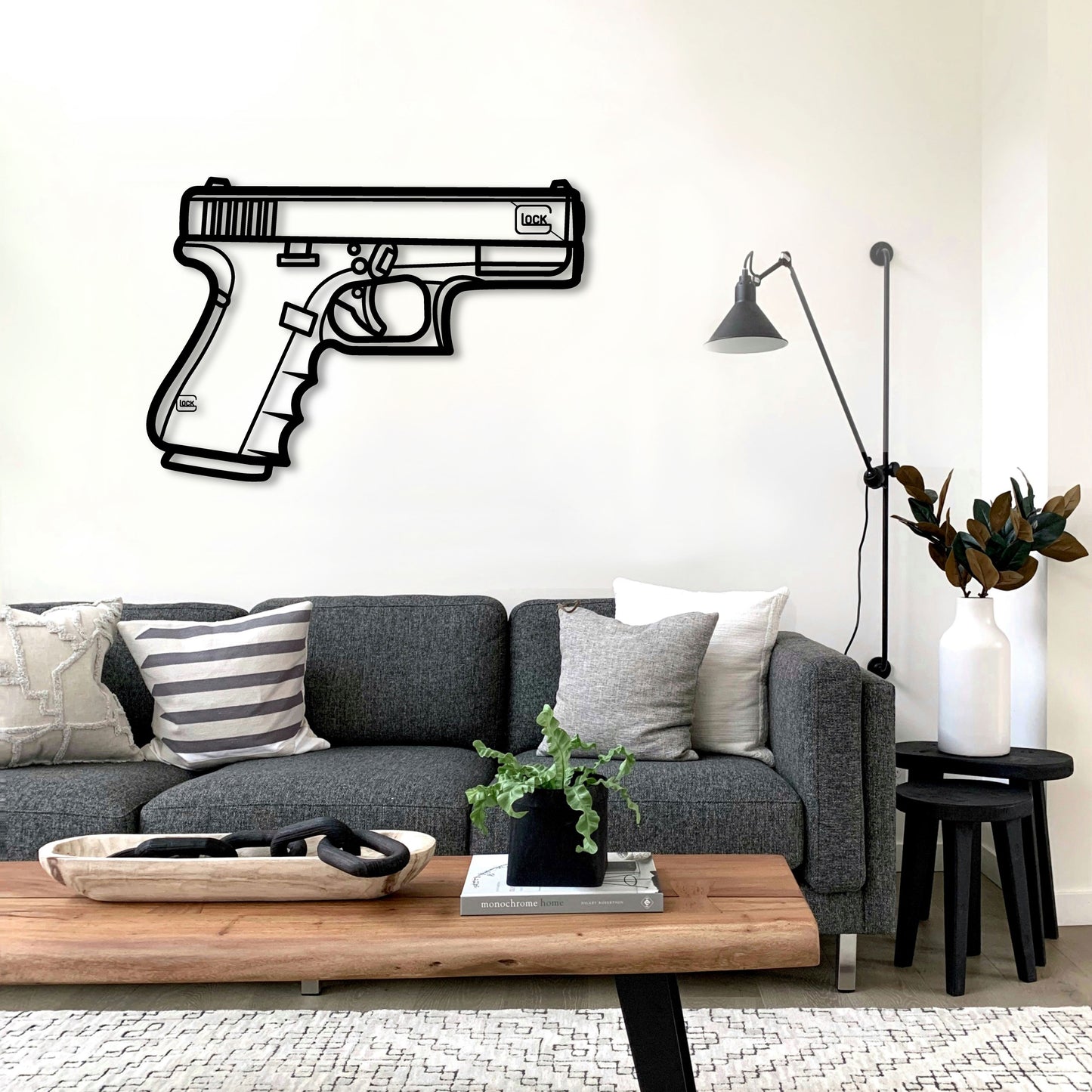 GLOCK 19 GEN 4 METAL WALL ART