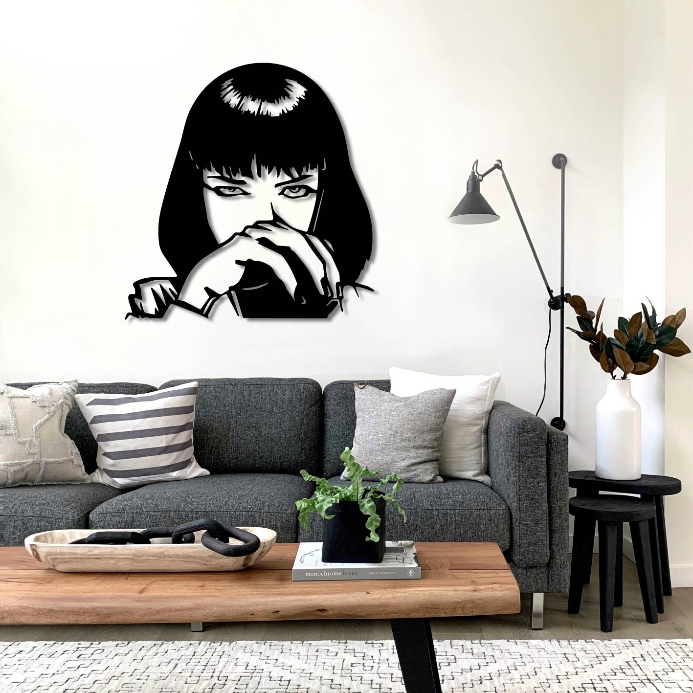 PULP FICTION METAL WALL ART