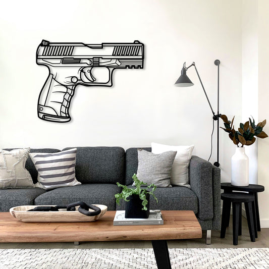 WALTHER PPQ M2 METAL WALL ART