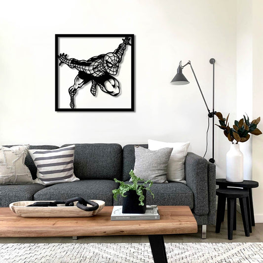 SPIDERMAN FRAME DECOR METAL WALL ART