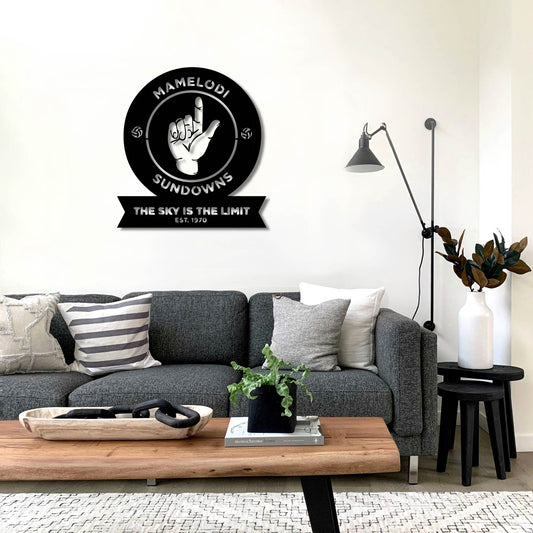 MAMELODI SUNDOWNS LOGO METAL WALL ART