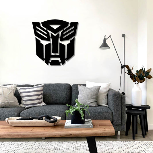 TRANSFORMERS AUTOBOTS LOGO METAL WALL ART