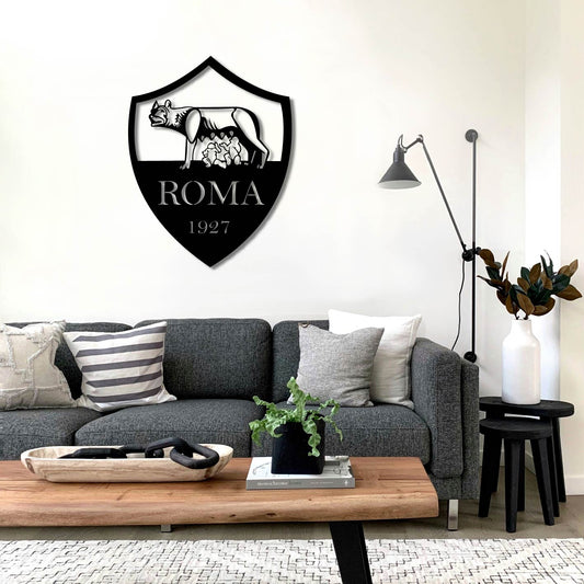 ROMA FC LOGO METAL WALL ART