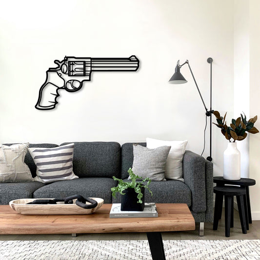 RUGER 1707 GP100 METAL WALL ART