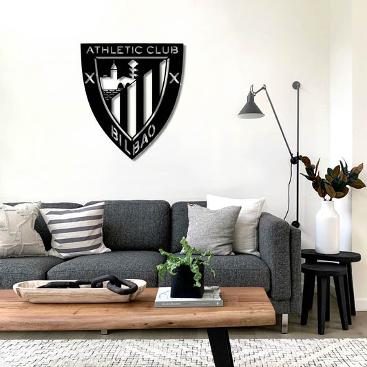 ATLETICO BILBAO LOGO METAL WALL ART