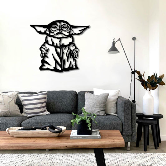 YODA 2 METAL WALL ART