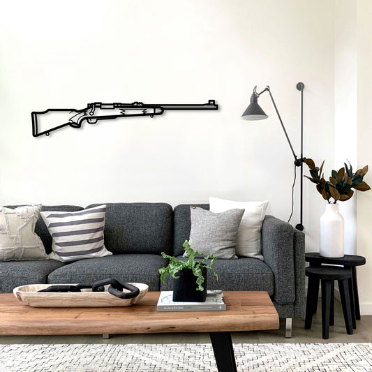 264 WINCHESTER MAGNUM METAL WALL ART