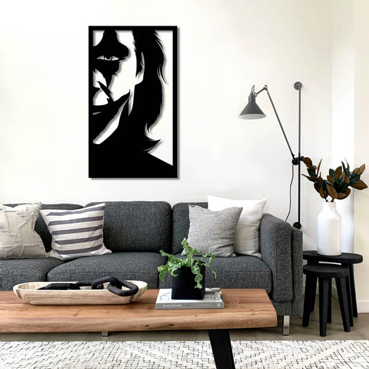 The Joker Metal Wall Art Frame