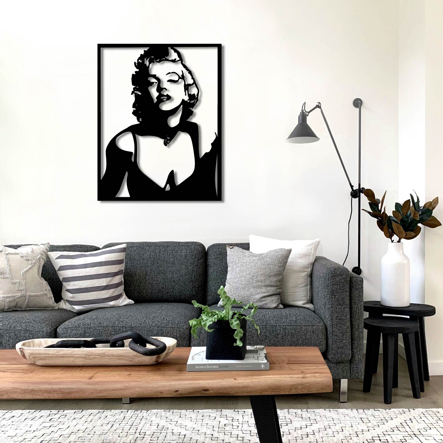 MARILYN MONROE METAL WALL ART