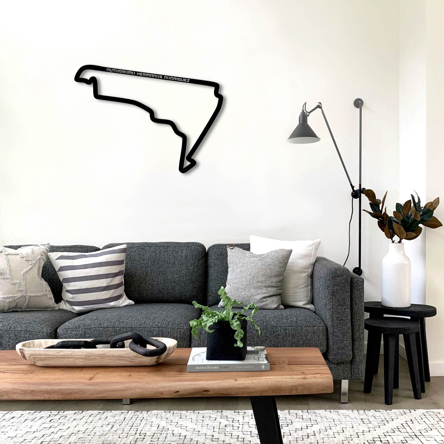 AUTODROMO HERMANOS RODRIGUEZ METAL WALL ART