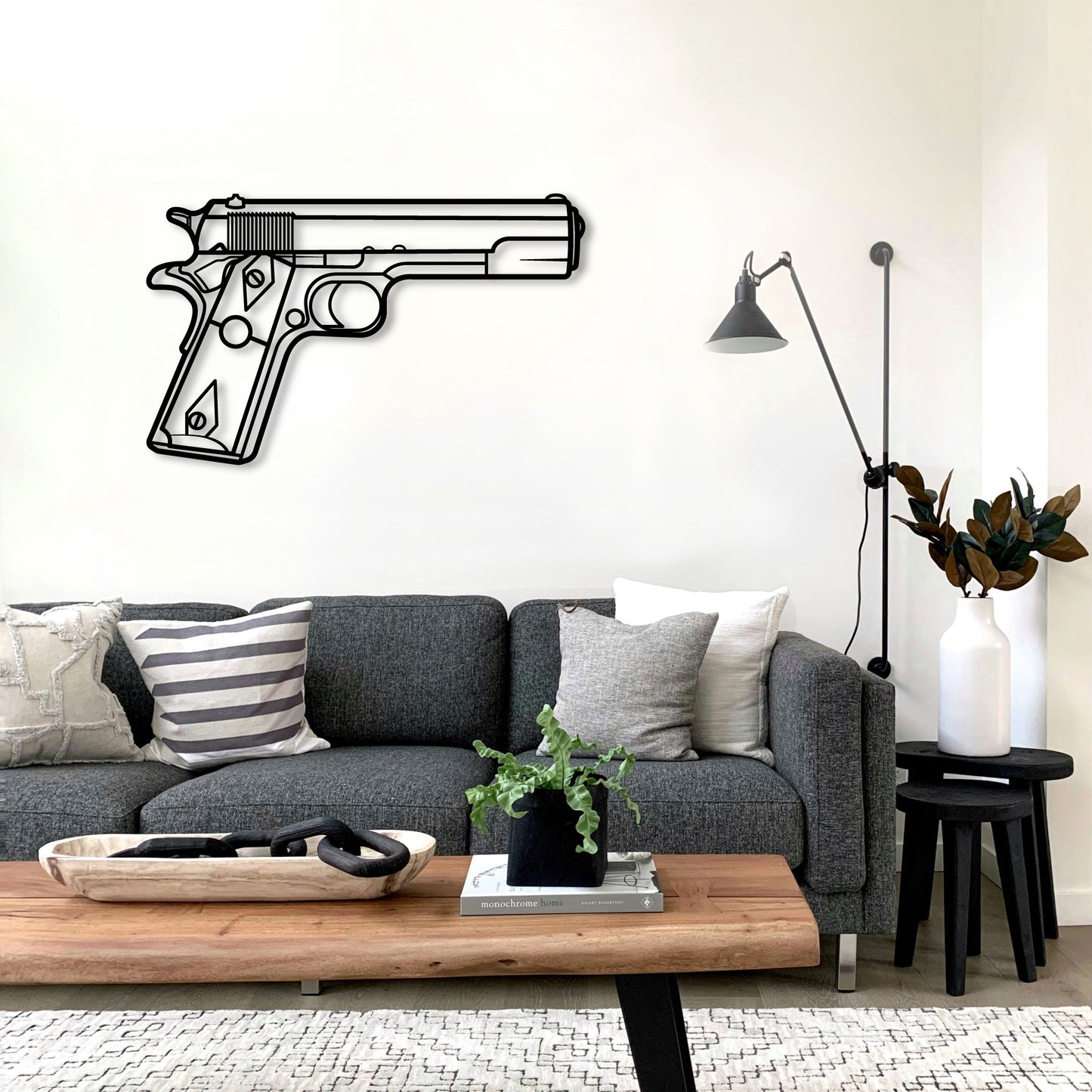 COLT 1911 METAL WALL ART