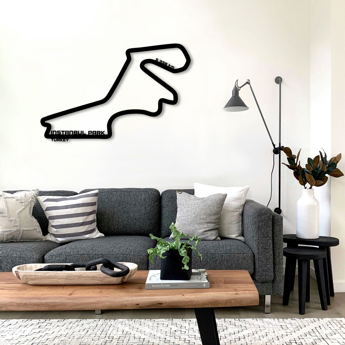 ISTANBUL PARK CIRCUIT METAL WALL ART