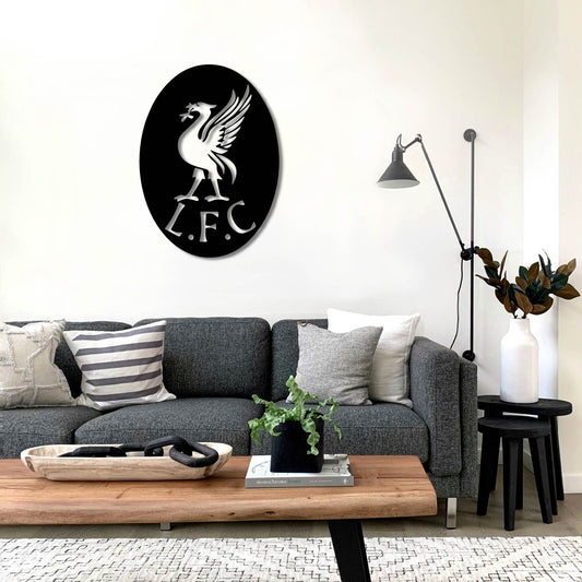 LFC LIVERPOOL LOGO METAL WALL ART