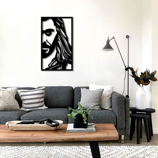 MCU THOR FACE PORTRAIT METAL WALL ART
