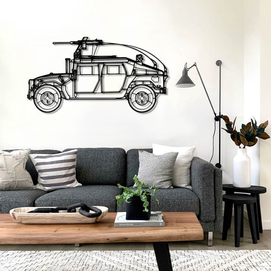 M1114 HMMWV METAL WALL ART