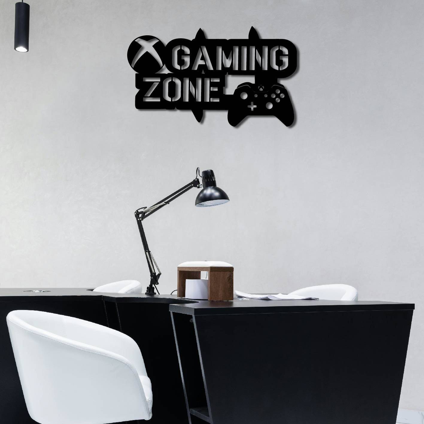 GAMING ZONE METAL WALL ART