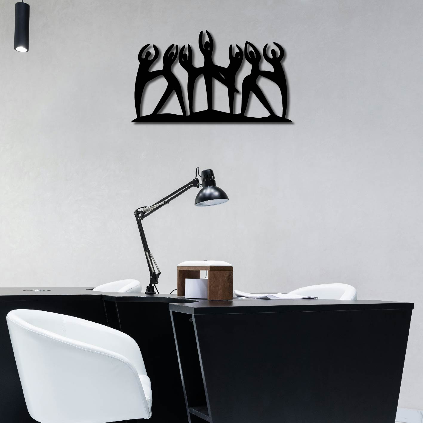 BALLERINAS METAL WALL ART