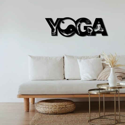 YOGA METAL WALL ART