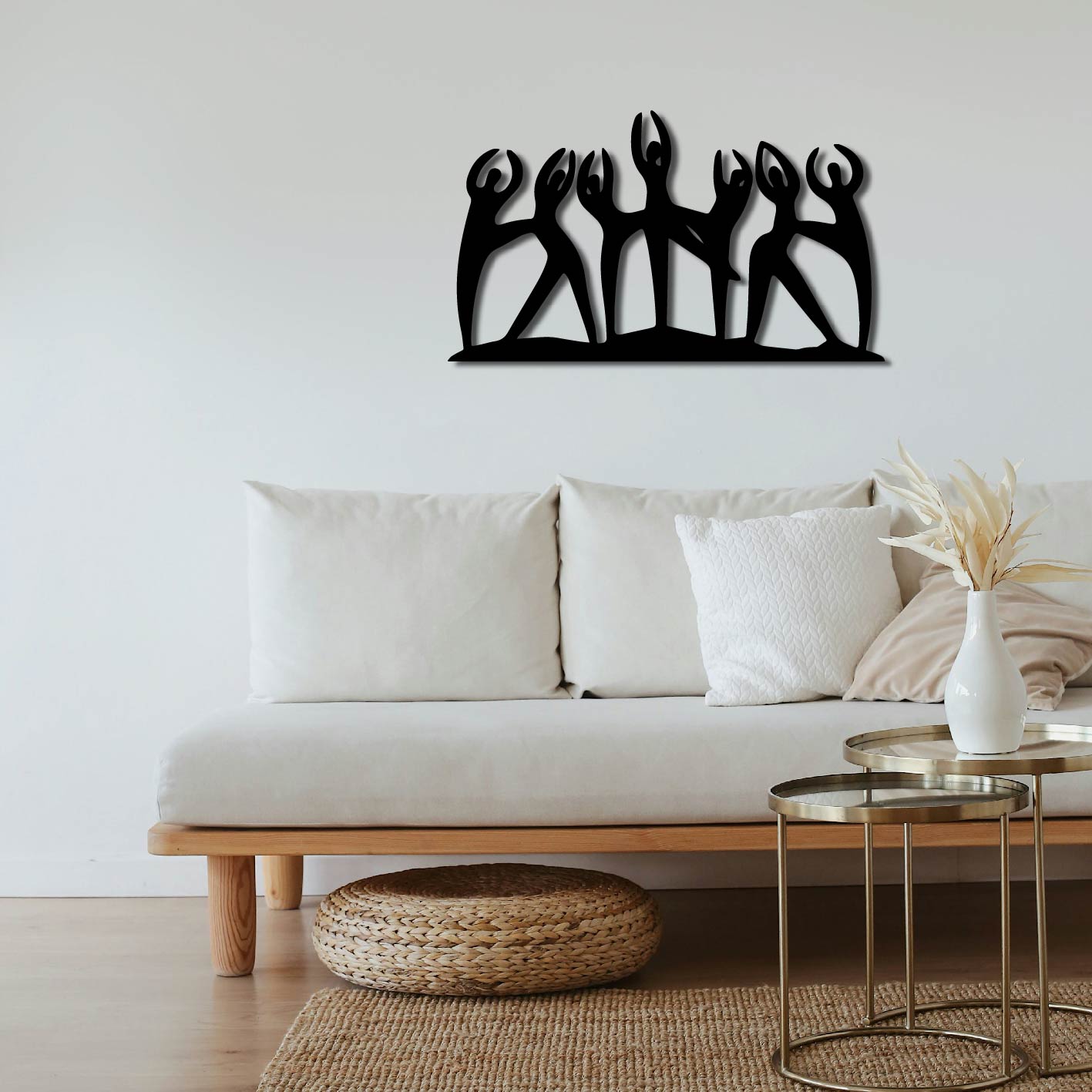 BALLERINAS METAL WALL ART
