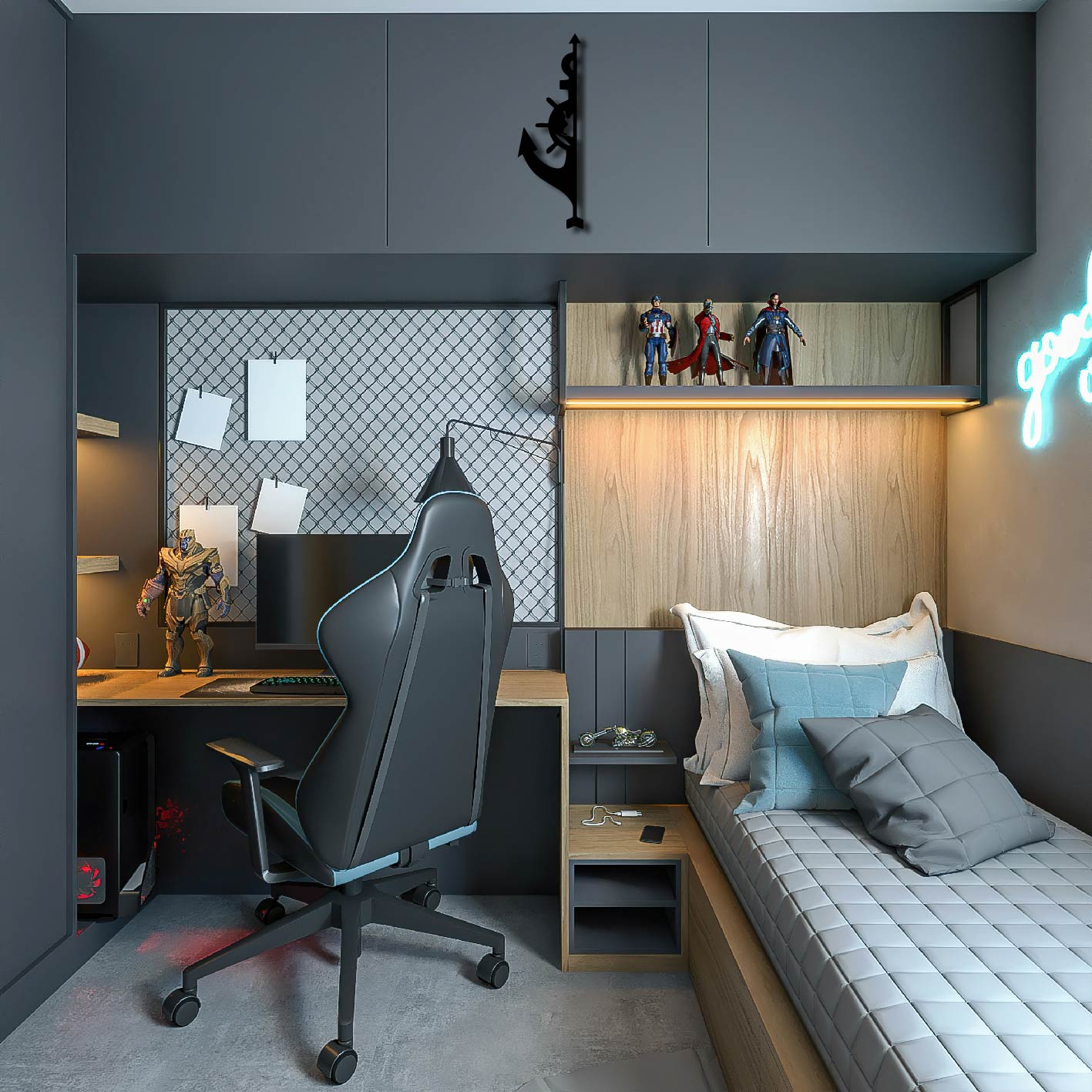 ANCHOR METAL WALL ART