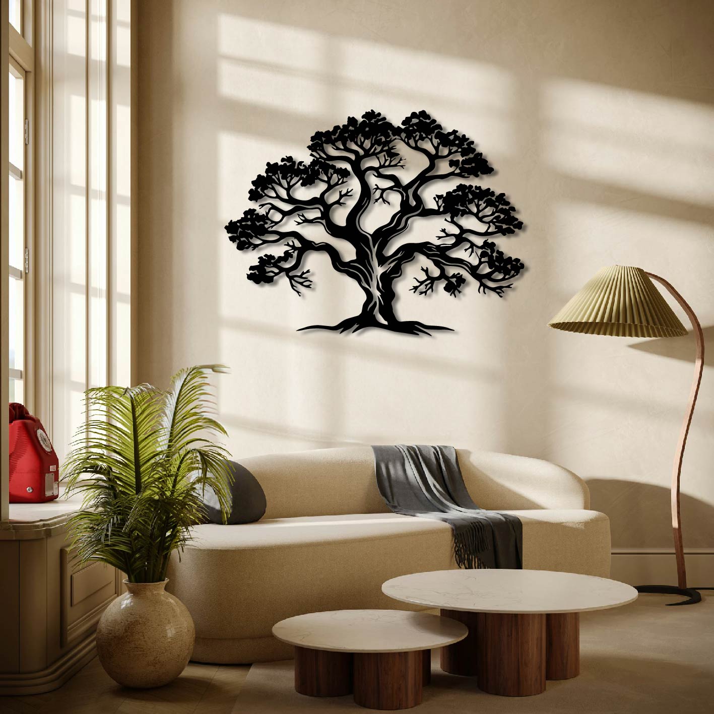 SOUTHERN LIVE OAK METAL WALL ART