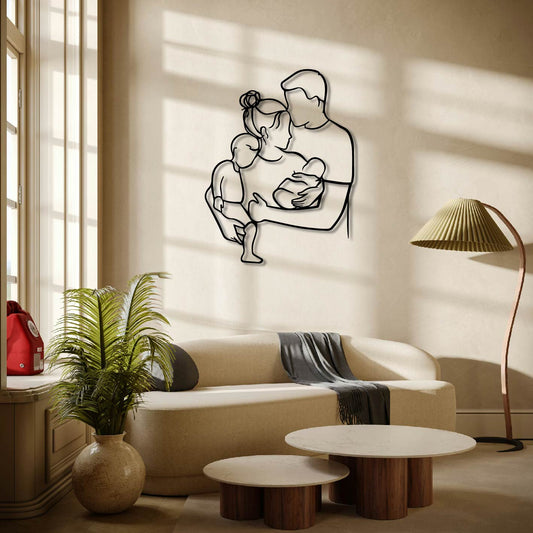 FAMILY METAL WALL ART