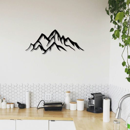 MOUNTAINS METAL WALL ART