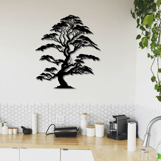 ELEGANT BONSAI METAL WALL ART