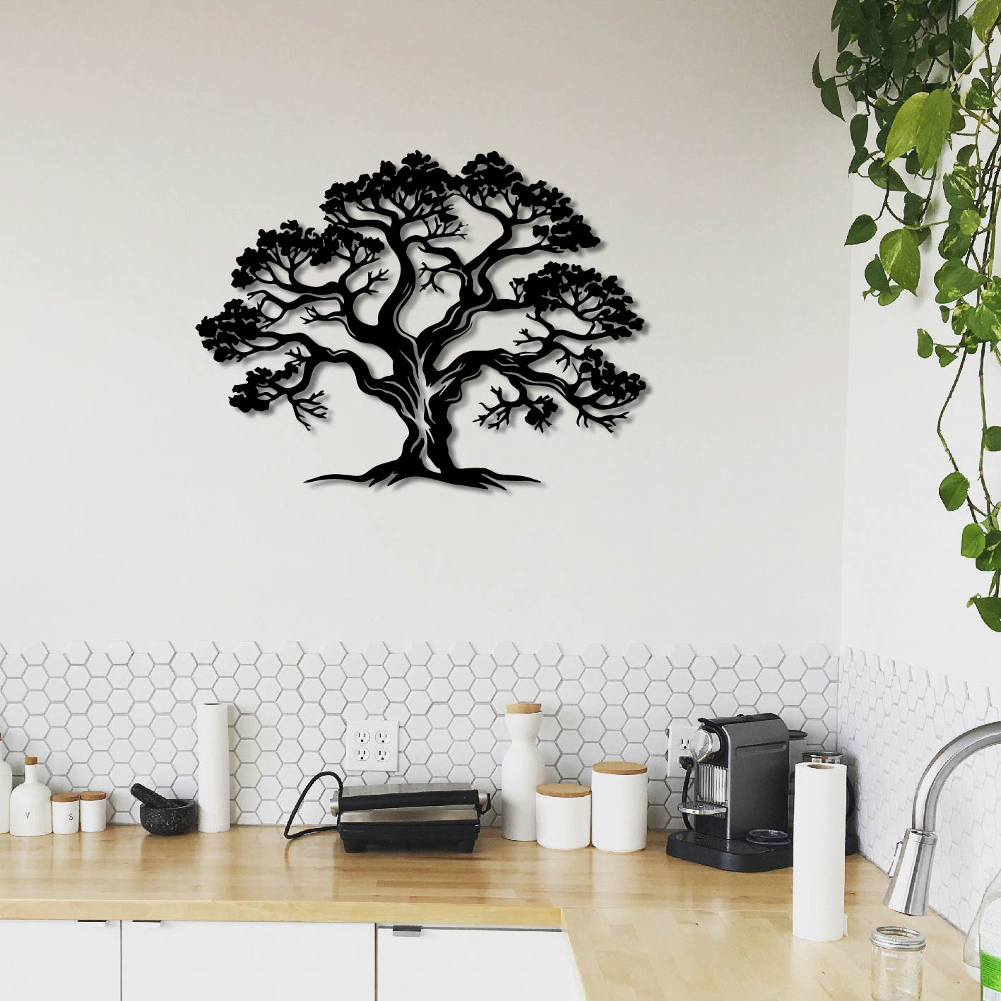 SOUTHERN LIVE OAK METAL WALL ART