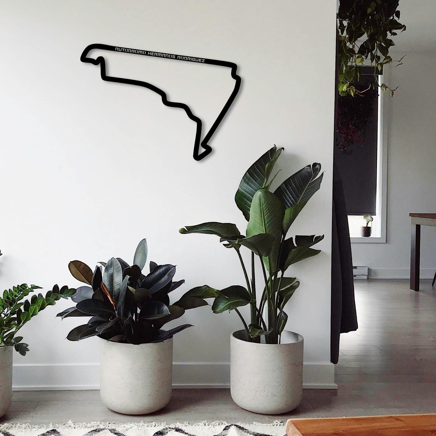 AUTODROMO HERMANOS RODRIGUEZ METAL WALL ART