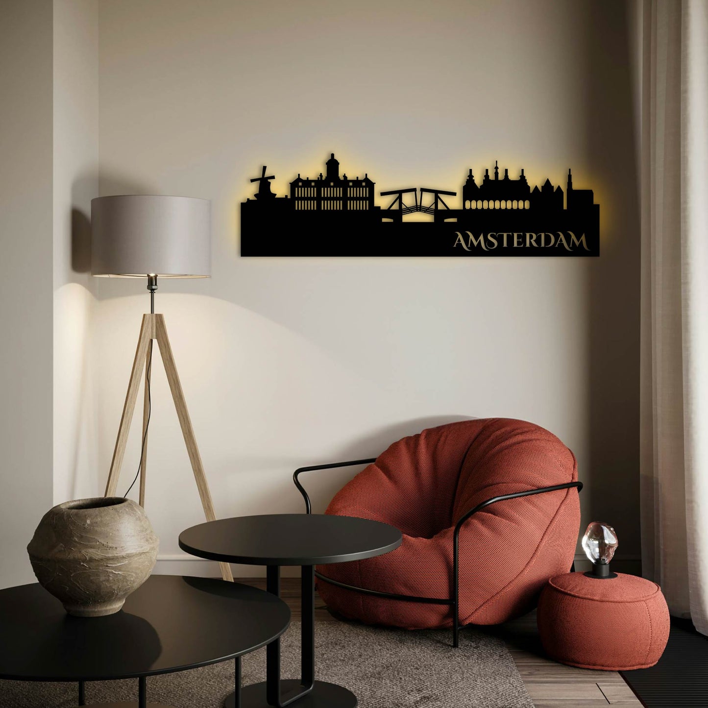 AMSTERDAM METAL WALL ART