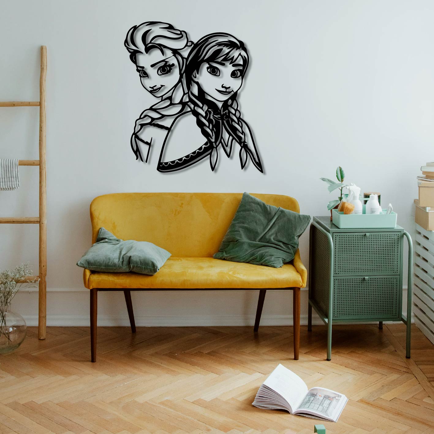 FROZEN METAL WALL ART