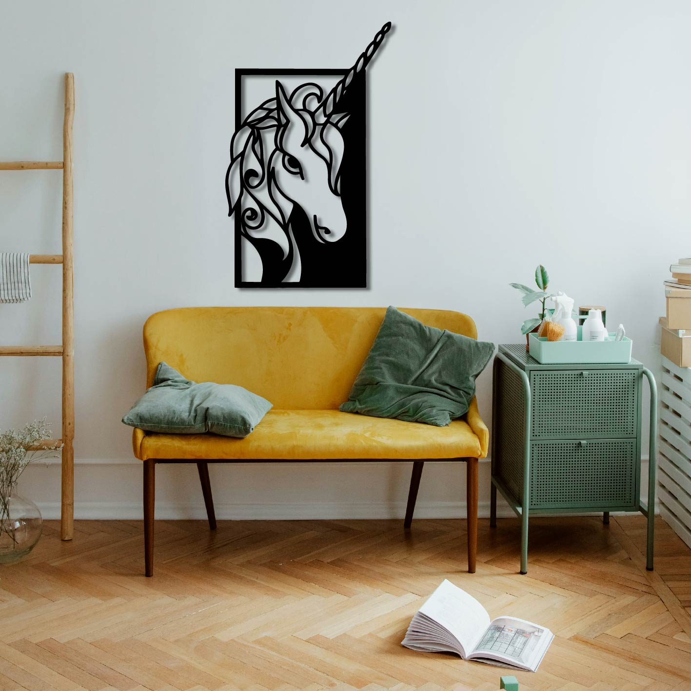 UNICORN METAL WALL ART