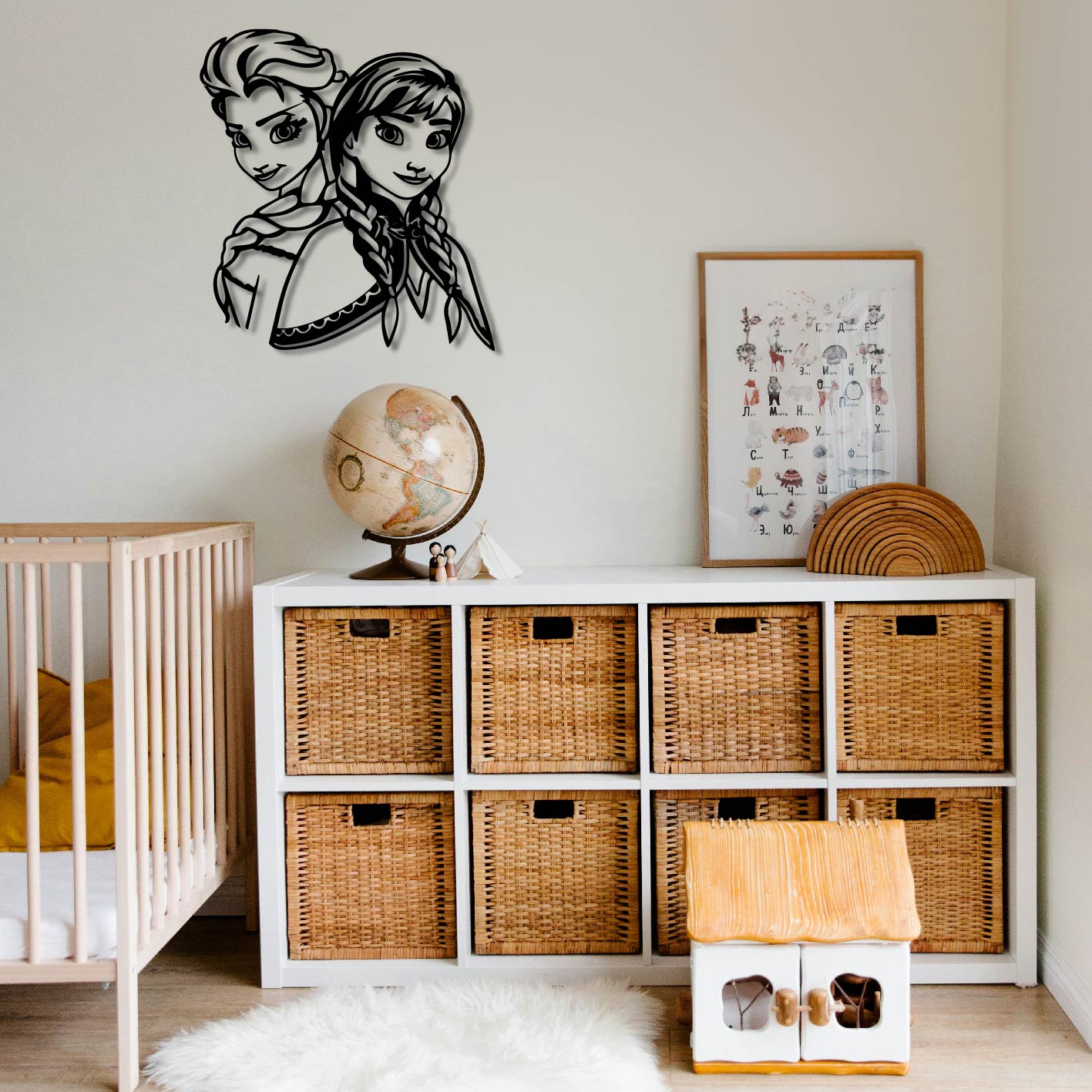 FROZEN METAL WALL ART