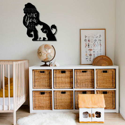 LION KING REMEMBER WHO YOU ARE METAL WALL ART