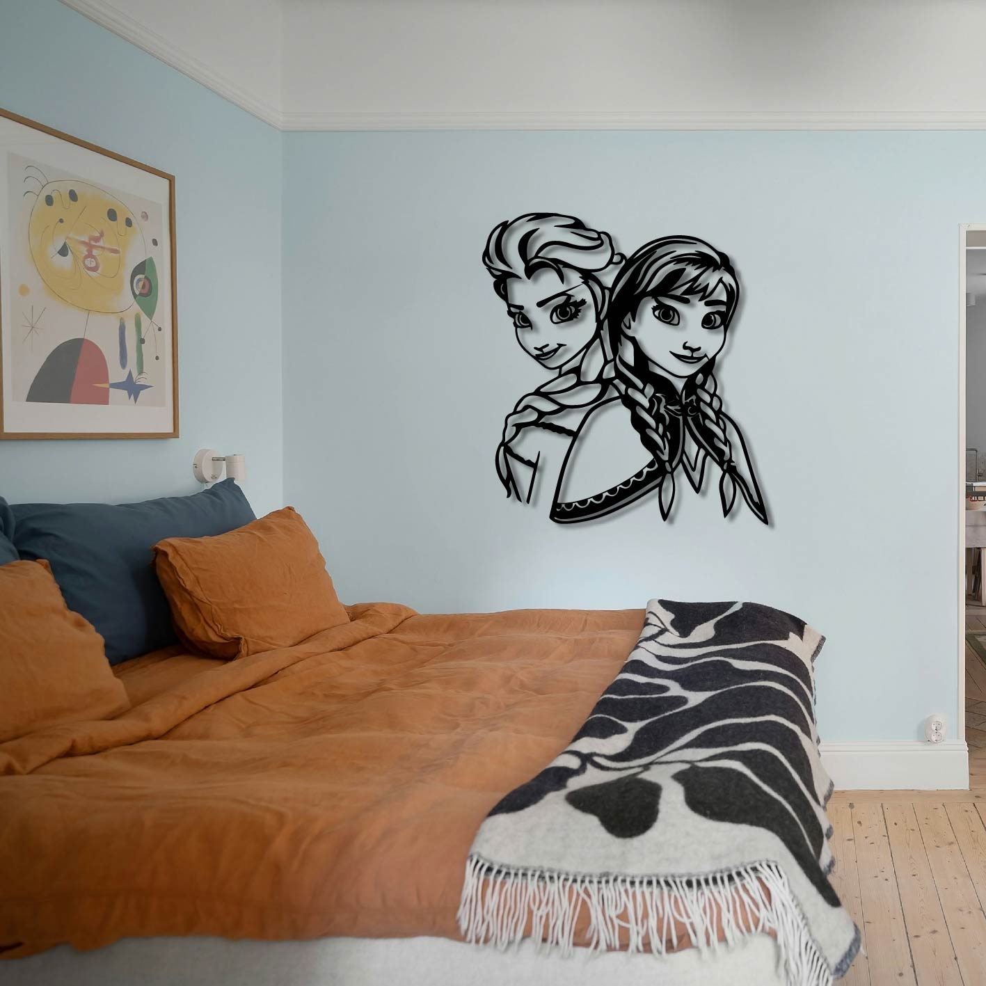 FROZEN METAL WALL ART