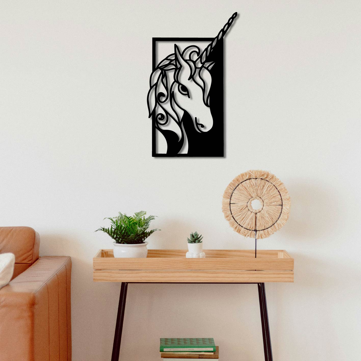 UNICORN METAL WALL ART