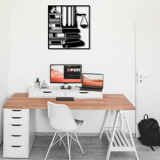 LAW METAL WALL ART