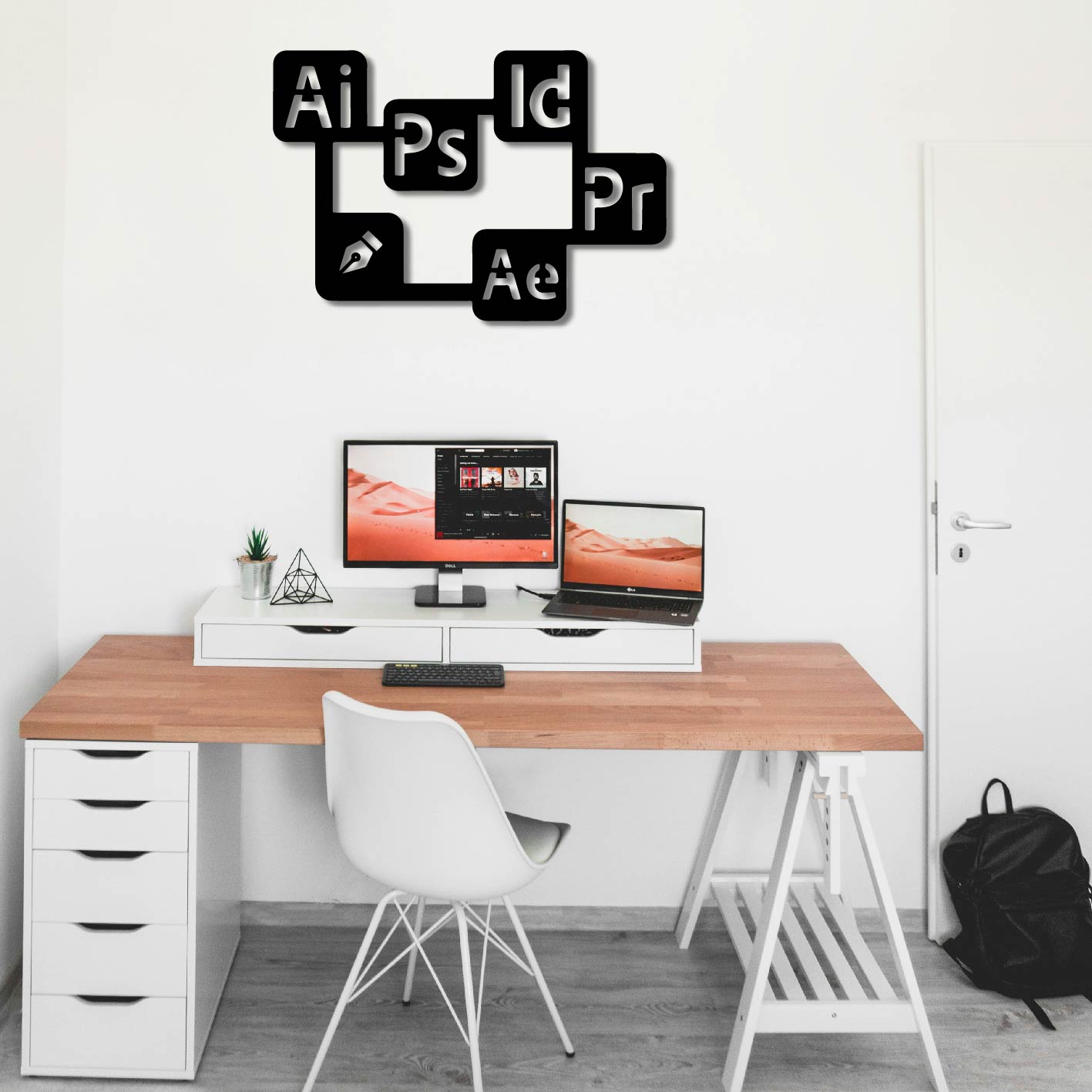 ADOBE METAL WALL ART