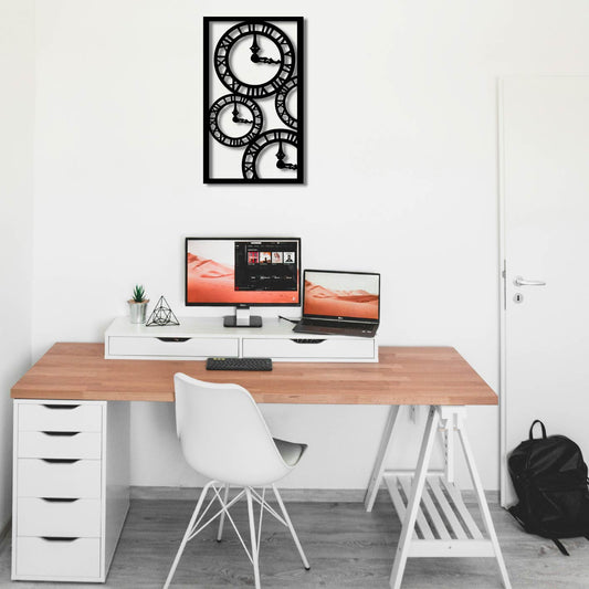 CLOCKS METAL WALL ART