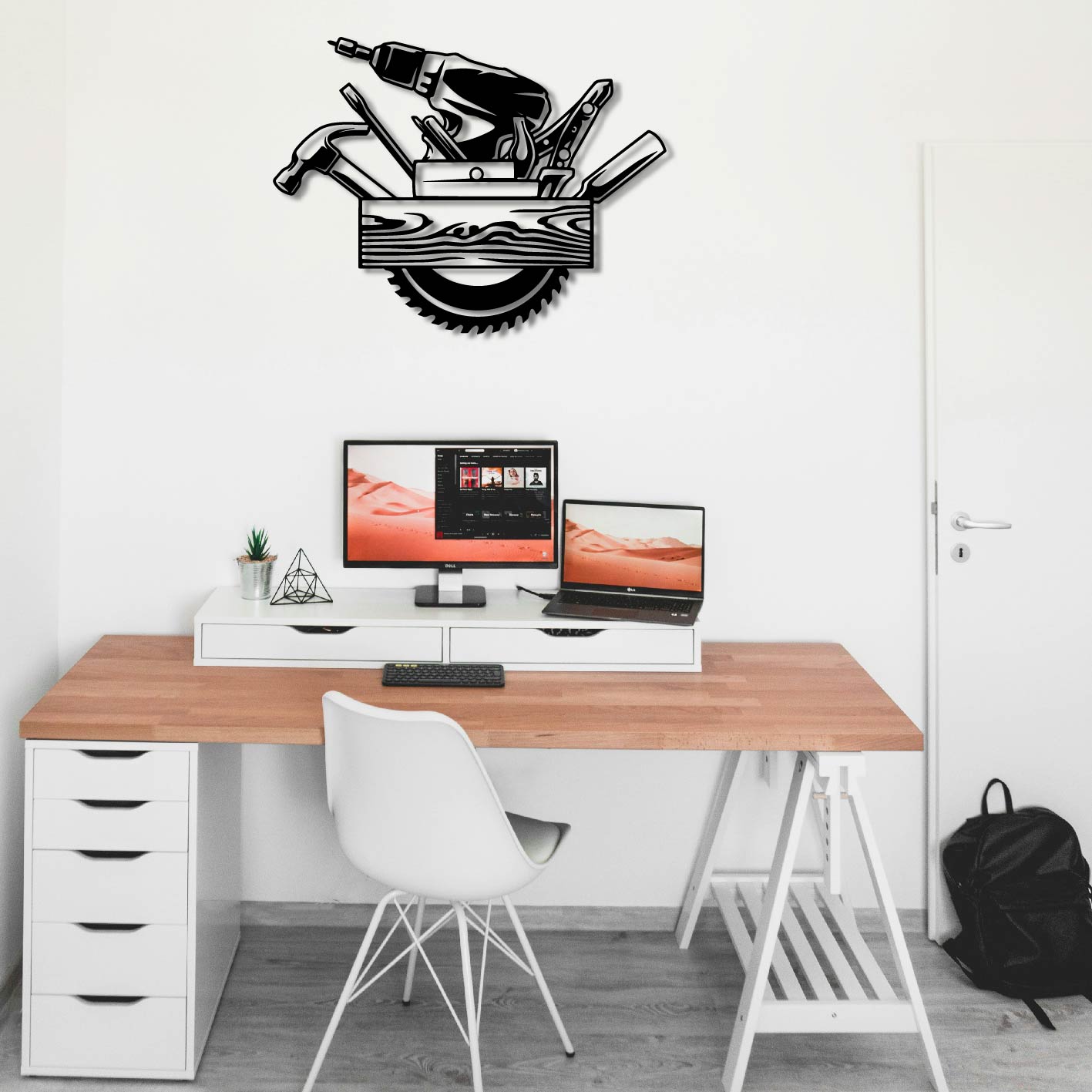 TOOLBOX METAL WALL ART