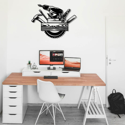 TOOLBOX METAL WALL ART