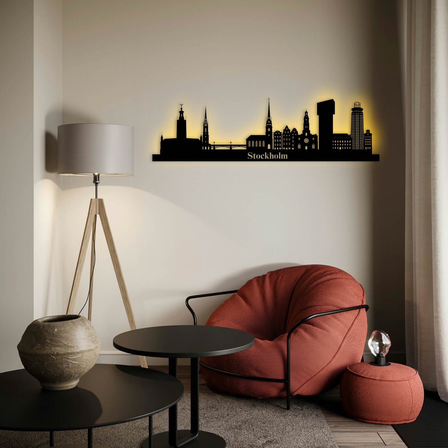 STOCKHOLM METAL WALL ART