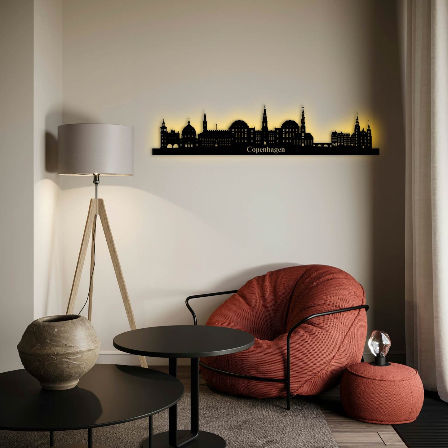 COPENHAGEN METAL WALL ART