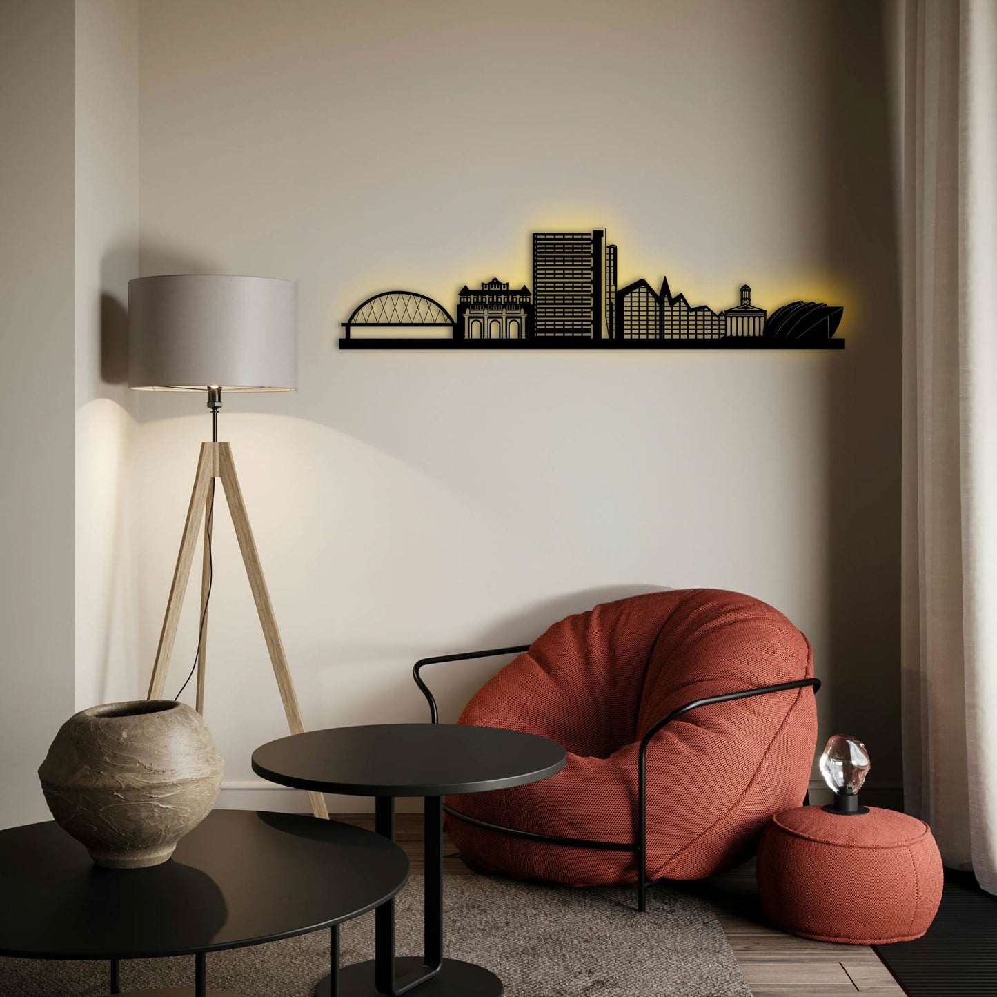 GLASGOW METAL WALL ART