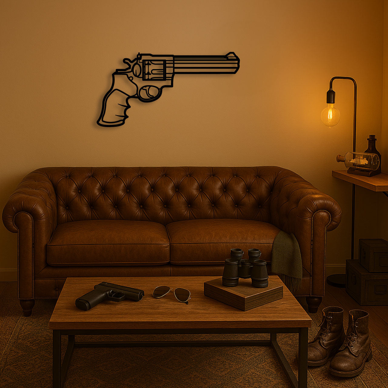 RUGER 1707 GP100 METAL WALL ART
