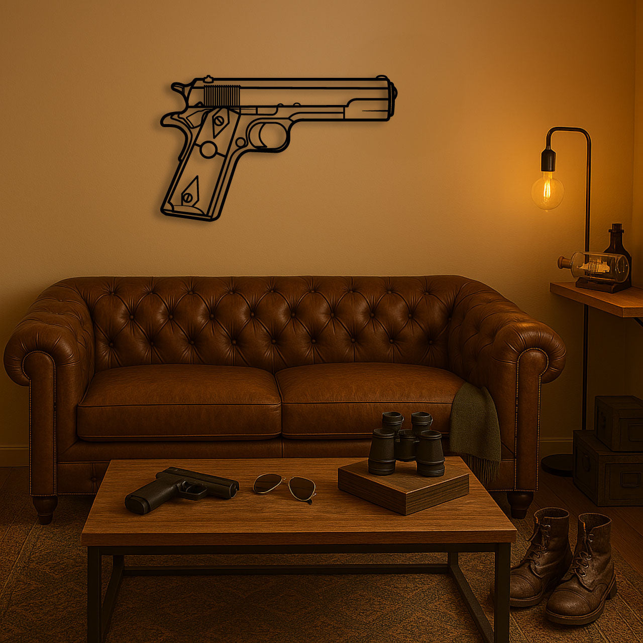 COLT 1911 METAL WALL ART