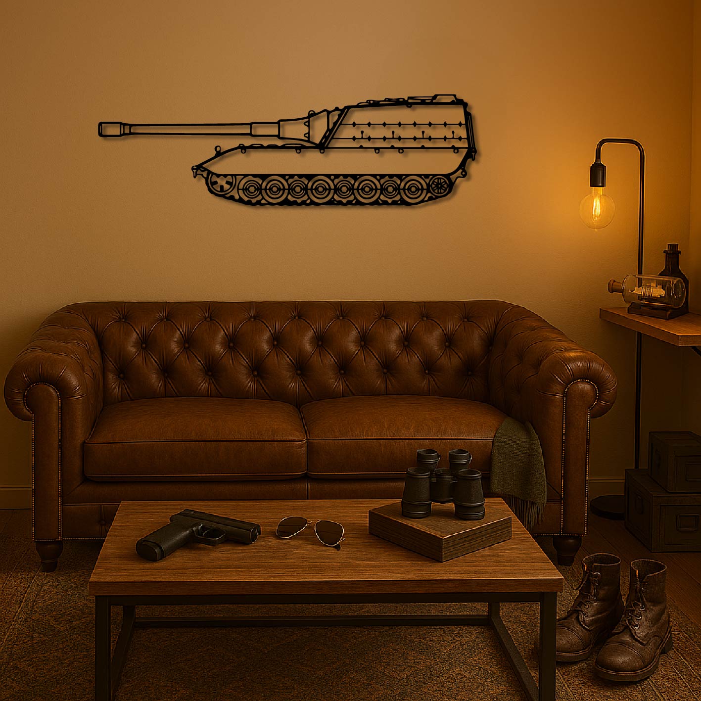 JPZ E 100 METAL WALL ART