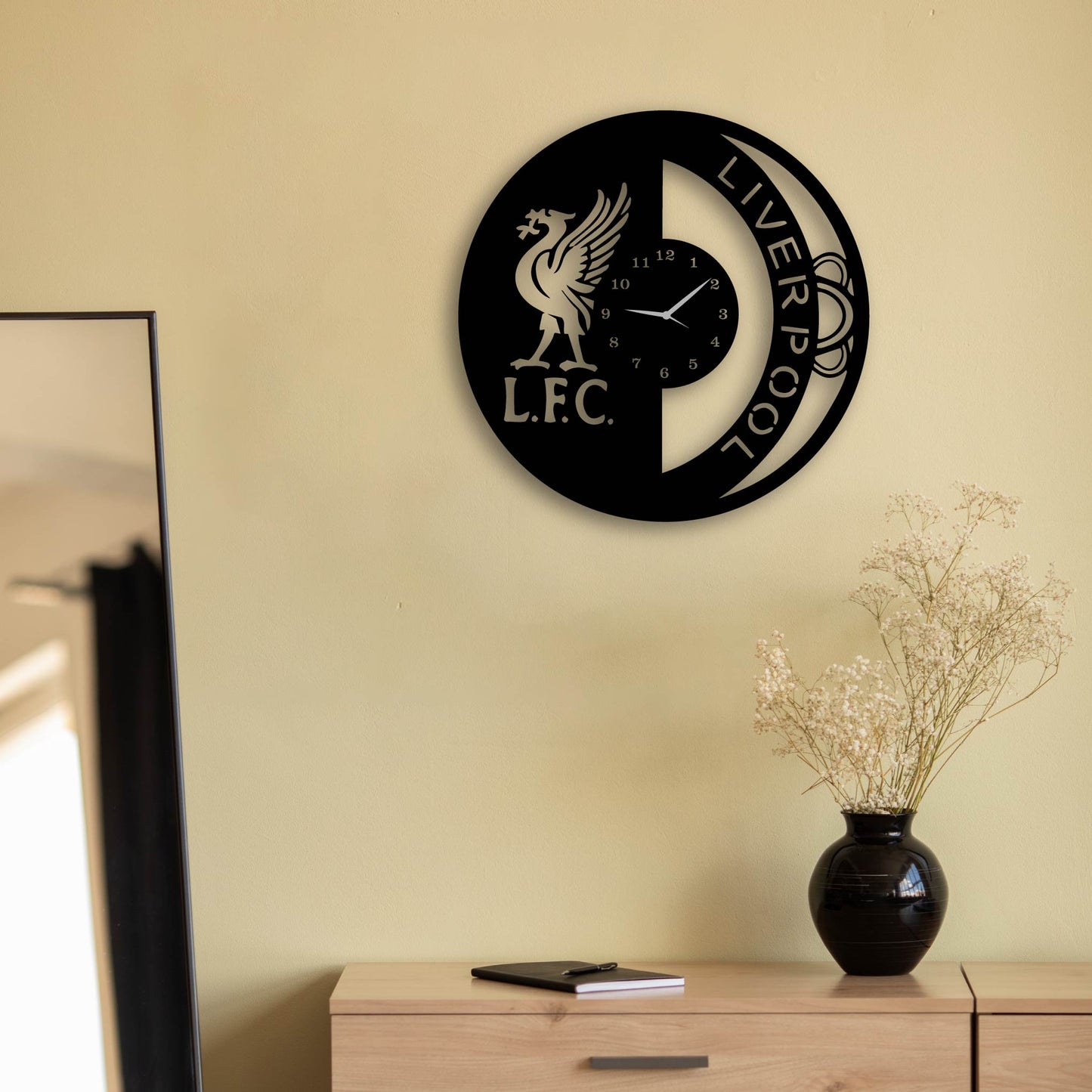 LIVERPOOL CLOCK NEW 2 METAL WALL ART