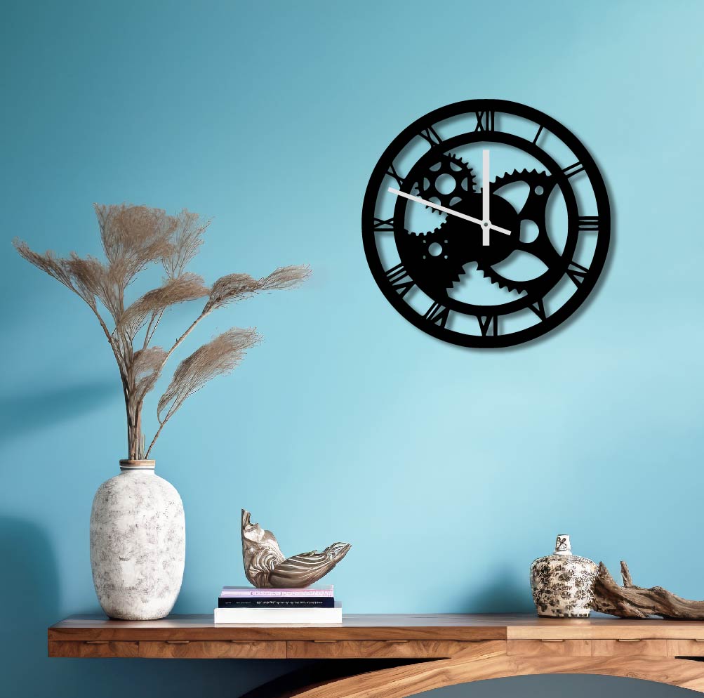 MECHANICS METAL WALL ART CLOCK